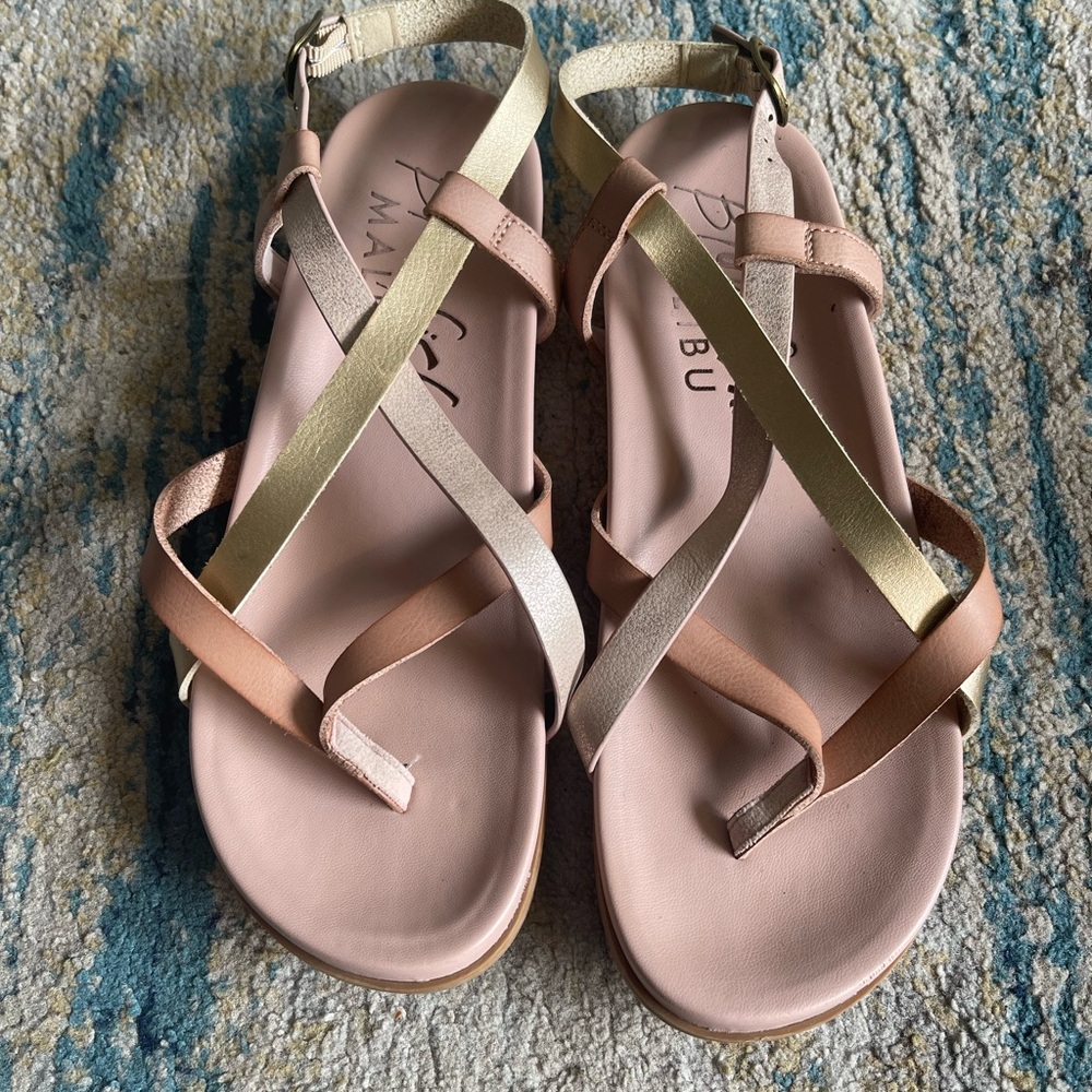 Malibu Multi-Color Strappy Sandals